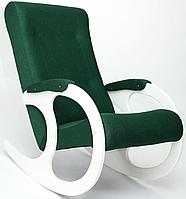 Кресло-качалка Бастион 3 Bahama Emerald (белые ноги)