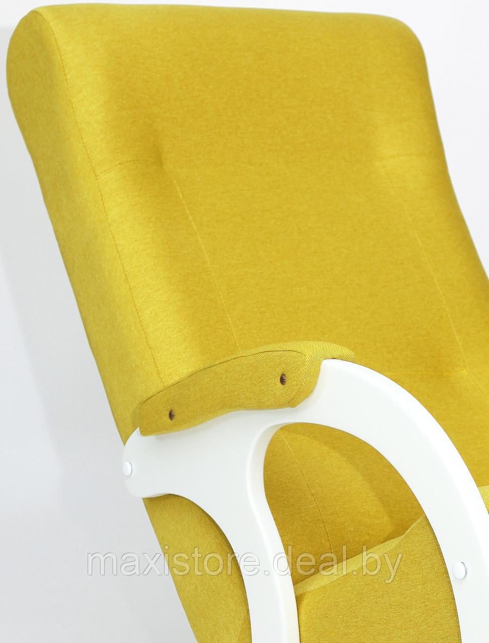 Кресло-качалка Бастион 3 Bahama Yellow (белые ноги) - фото 2 - id-p197659985