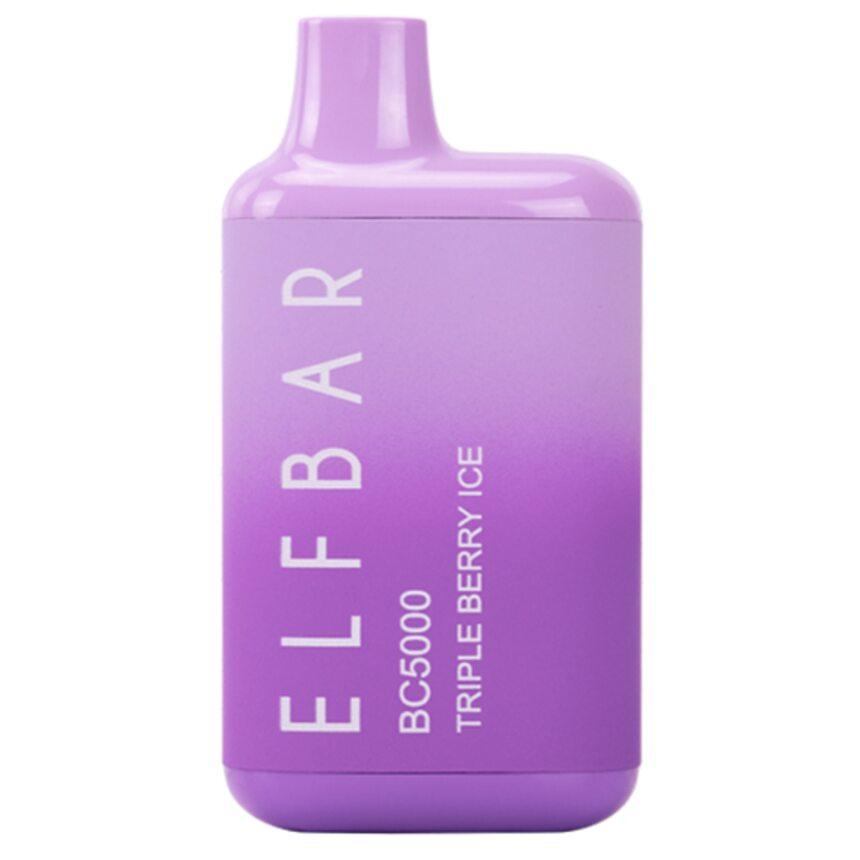 Elf Bar (Тройной ягодный лёд) 5000 затяжек, перезаряжаемый