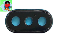 Кольцо (рамка) камеры со стеклом для iPhone X, цвет: черный