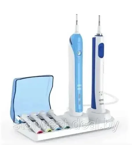 Oral-B Braun Подставка / станция / контейнер для хранения 4-х насадок и 2-х электрических зубных щеток - фото 7 - id-p177226733