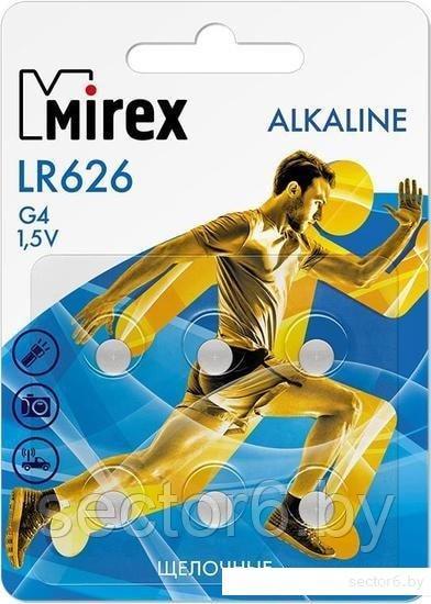 Элементы питания Mirex LR621 (AG1) Mirex блистер 6 шт. 23702-LR621-E6 - фото 1 - id-p197786447