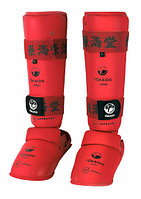 Защита ноги "Tokaido PU Shin and removable instep guard", WKF TOK-PRO-3E-WKF-II-RD S