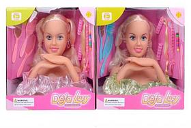 NO NAME Кукла-манекен для создания причёсок, в наборе"Дина"(24*12,5*22см)(микс:2 вида)(в кор.) 20957d