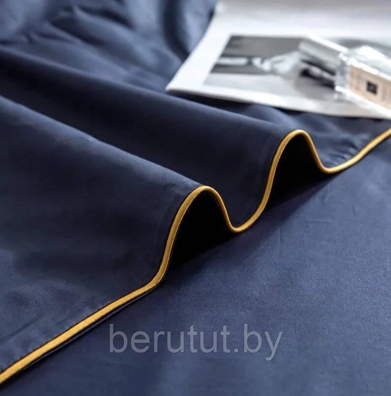 Комплект постельного белья 2-x спальный MENCY ЖАТКА Синий - фото 3 - id-p197788357