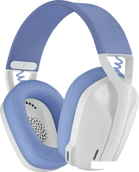 Наушники Logitech G435 Lightspeed (белый/сиреневый)