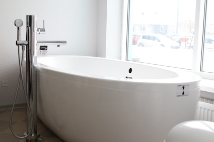 Акриловая ванна Alessi One 203х102 см, свободностоящая, с каркасом, с панельной обшивкой - фото 4 - id-p43570372