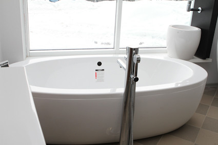 Акриловая ванна Alessi One 203х102 см, свободностоящая, с каркасом, с панельной обшивкой - фото 5 - id-p43570372