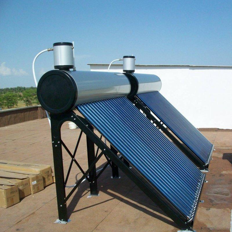 Солнечный коллектор ЯSolar-Лето с баком 125 л без давления/ 2350 x 1350 x 1600 мм/15 труб/ S абсорбера 1,98 м2 - фото 3 - id-p197796739