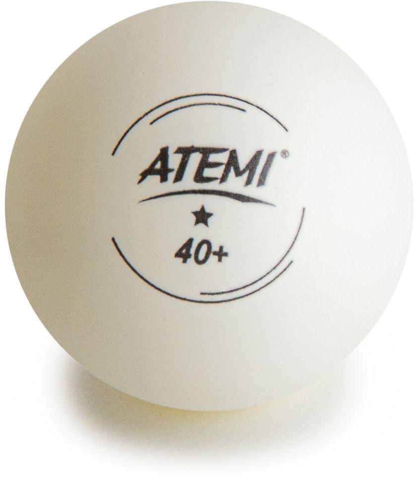 Мячи для настольного тенниса Atemi 1* белые (6 шт) - фото 2 - id-p197797756
