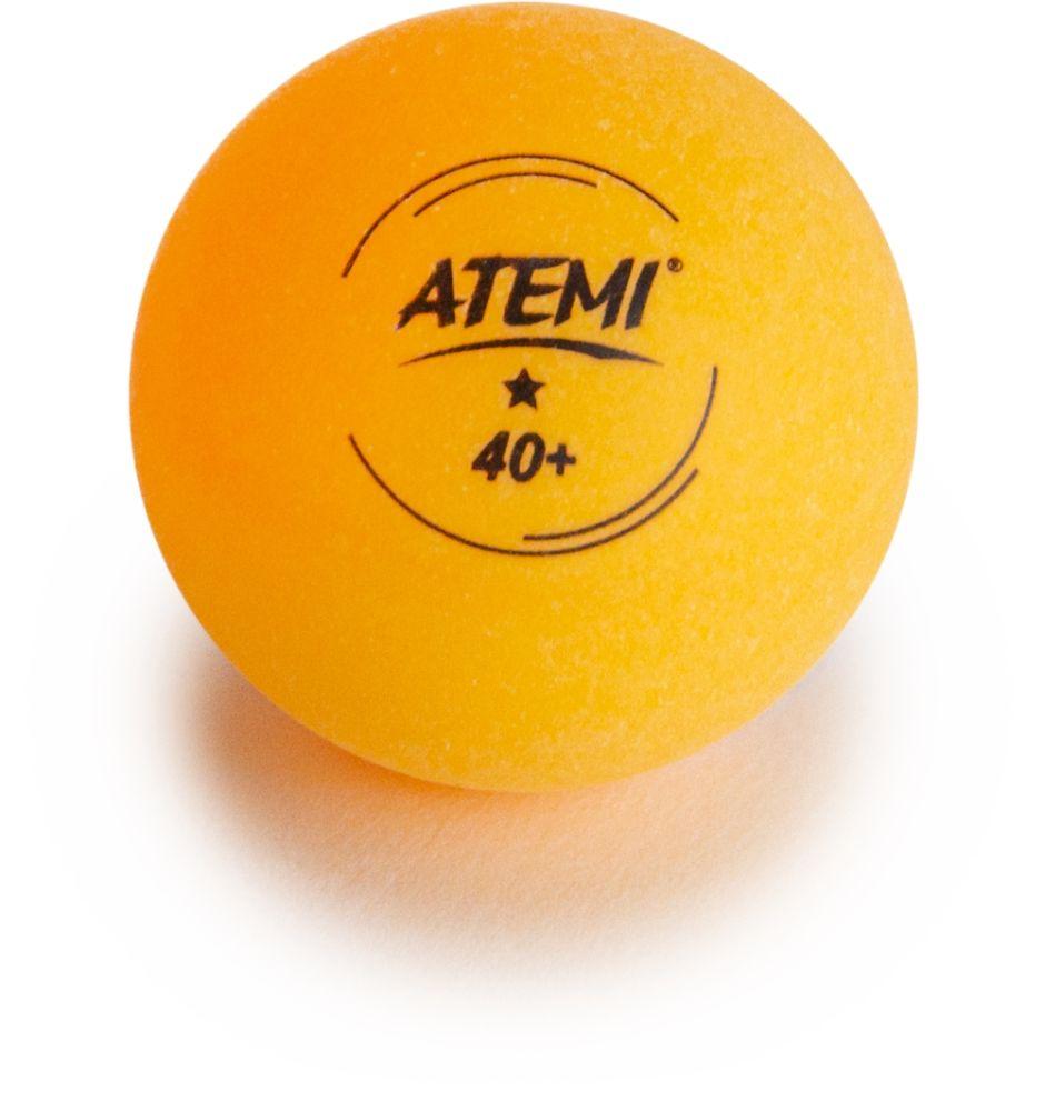 Мячи для настольного тенниса Atemi 1* оранжевые (6 шт) - фото 2 - id-p197797757
