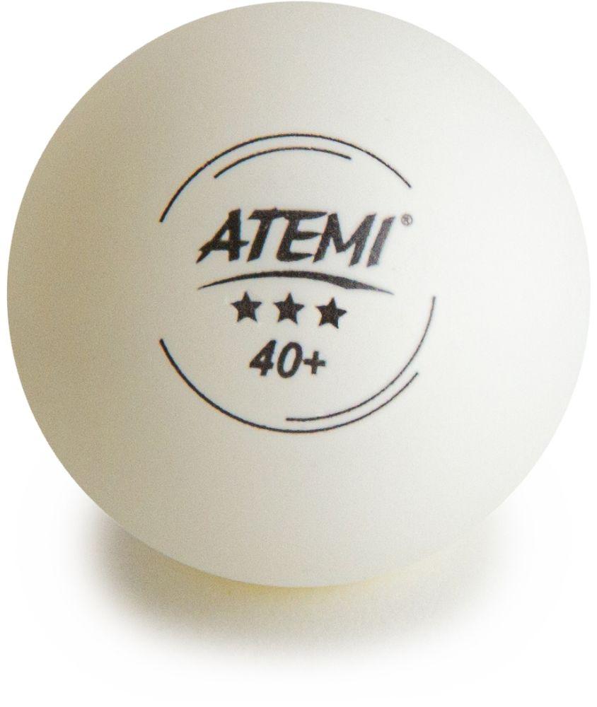 Мячи для настольного тенниса Atemi 3* белые (6 шт) - фото 2 - id-p197797758