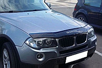 Дефлектор капота - мухобойка, BMW X3, Е83, 2003-2010, VIP TUNING