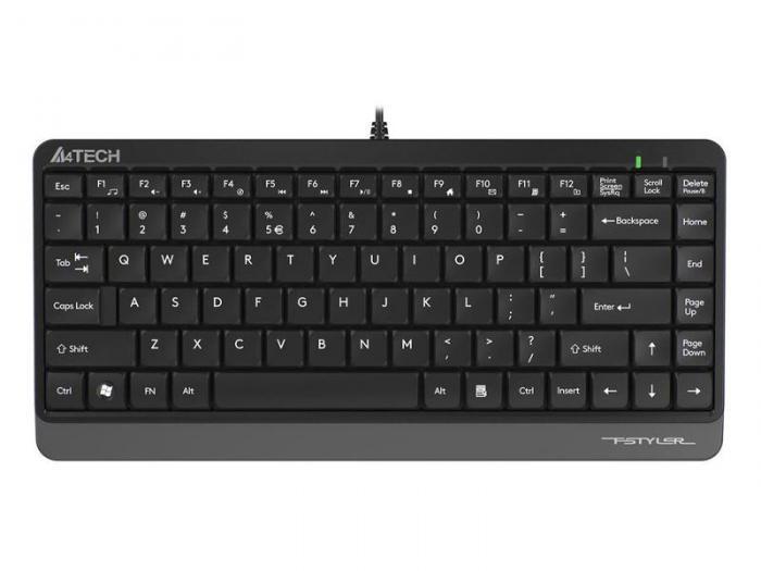 Клавиатура A4Tech Fstyler FK11 Black-Grey - фото 1 - id-p195806758