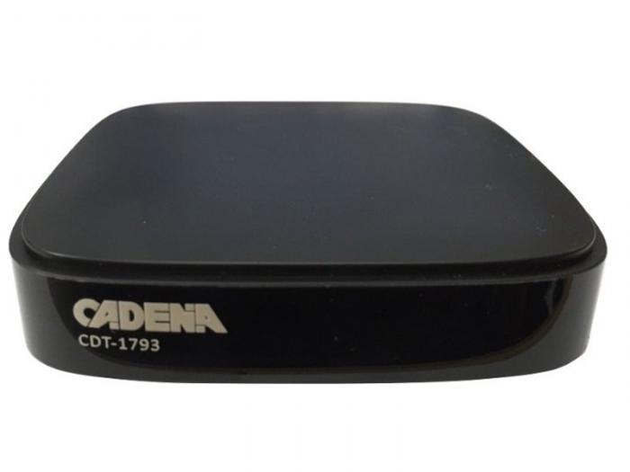 Цифровой эфирный тв ресивер приемник Cadena CDT-1793 приставка для цифрового тв