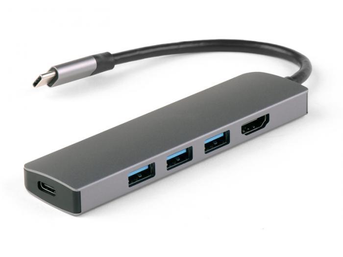 Хаб USB iQFuture IQ-C5 Hub 5 in 1 Type-C / USB-C / 3xUSB 3.0 / HDMI 102726