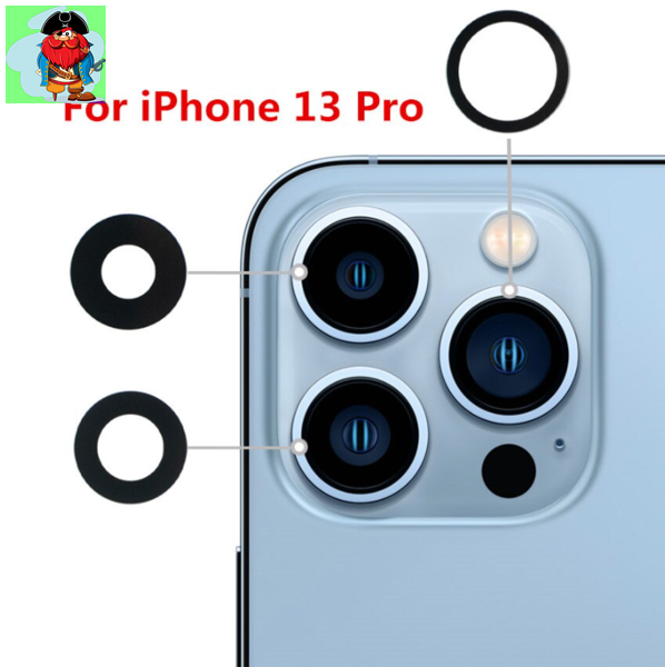 Стекло камеры для iPhone 13 Pro (комплект) - фото 1 - id-p197780148