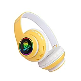 Беспроводные наушники LUMINOUS 66BT    NEW 2023!!!    Цвет : черный, голубой, желтый, розовый, белый, фото 5
