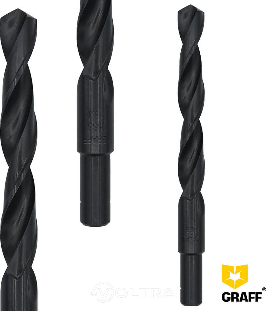 Сверло по металлу с проточ. хвостовиком 16,0 мм, пластик. коробка