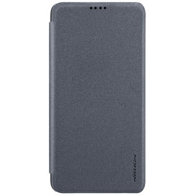 Полиуретановый чехол книга Nillkin Sparkle Leather Case Черный для OnePlus 6 - фото 1 - id-p197806618