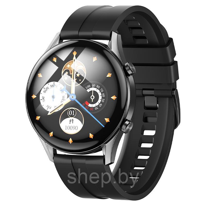 Умные мужские электронные наручные часы Hoco Y7 Smart Watch - фото 1 - id-p197806687