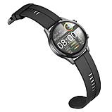 Умные мужские электронные наручные часы Hoco Y7 Smart Watch, фото 3