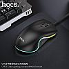 Мышь игровая проводная Hoco GM19 (2кн+кол/кн, 1.4 м) цвет: черный    NEW!!!, фото 5