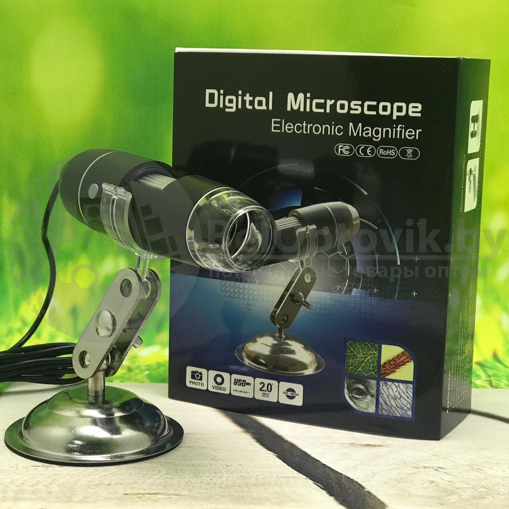 Цифровой USB-микроскоп Digital microscope electronic magnifier (4-х кратный ZOOM, с регулировкой 50-1600) - фото 3 - id-p104106551