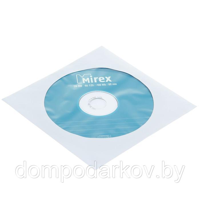 Диск CD-RW Mirex, 4-12x, 700 Мб, конверт, 1 шт