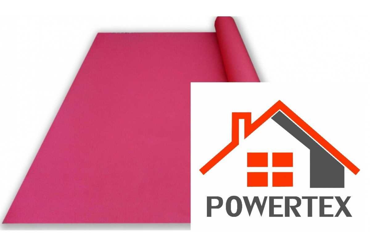 POWERTEX B Ветро-гидроизоляционная мембрана 1,6*25м, рулон 40м² - фото 1 - id-p197816040