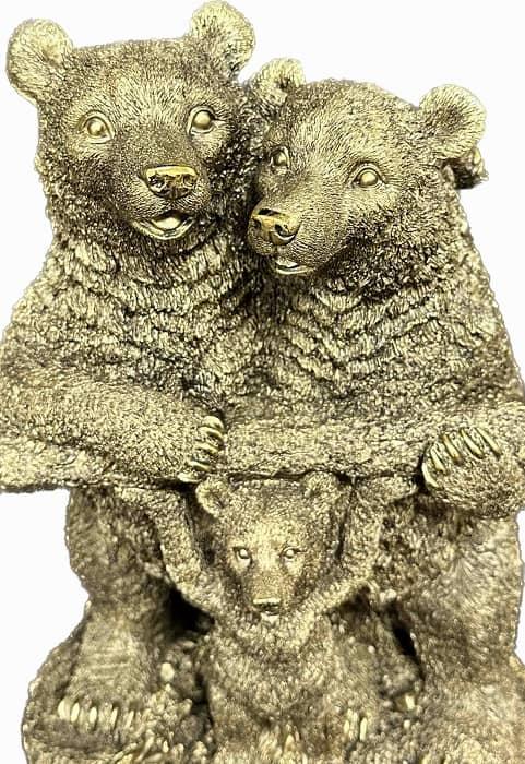 Фигура/статуэтка из полистоуна «Семья медведей» H-47 см. - фото 2 - id-p197815168