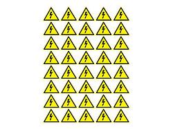 Наклейка знак электробезопасности  50х50х50 мм (упак. 50 шт.) REXA (REXANT)