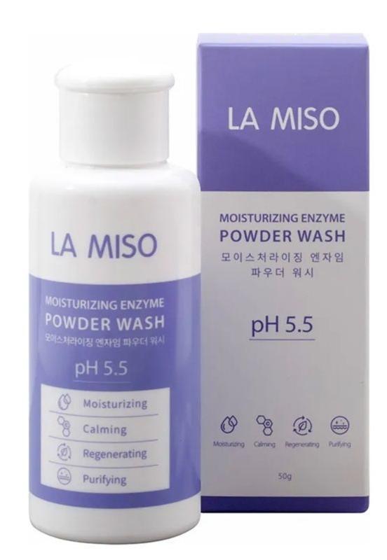 Увлажняющая энзимная пудра La Miso для умывания pH 5.5, 50 г