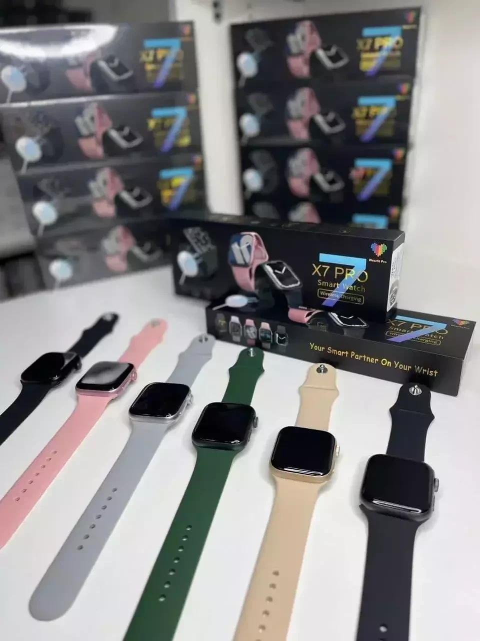 Умные часы Smart Watch X7 Pro (Розовый) - фото 10 - id-p197817994