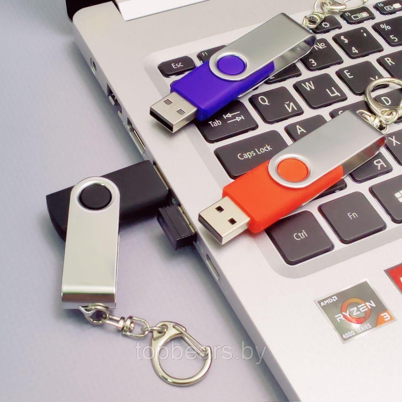 USB накопитель с брелком (флешка) Twist , 32 Гб. Красная - фото 6 - id-p197820152