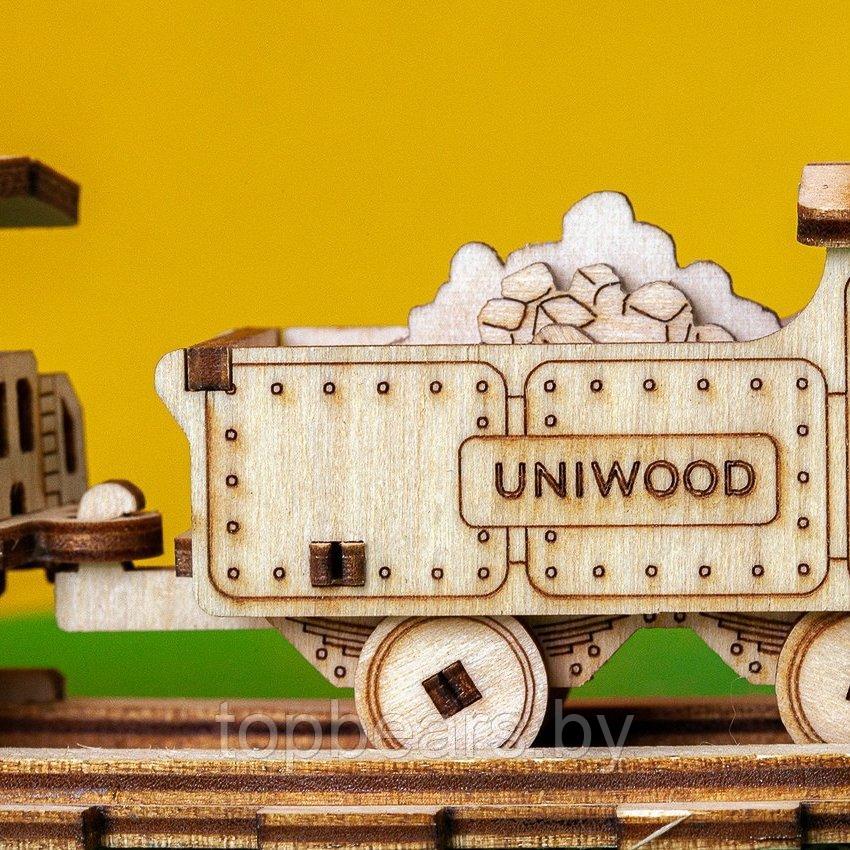 Набор деревянных конструкторов (сборка без клея) UNIT "Поезд" 6 в 1 UNIWOOD - фото 8 - id-p197820749