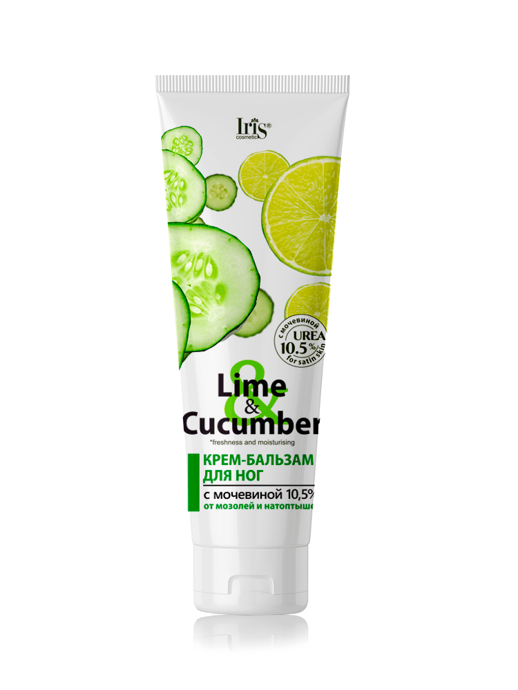 Крем-бальзам д/ног "Lime & Cucumber" 100 мл - фото 1 - id-p197823930
