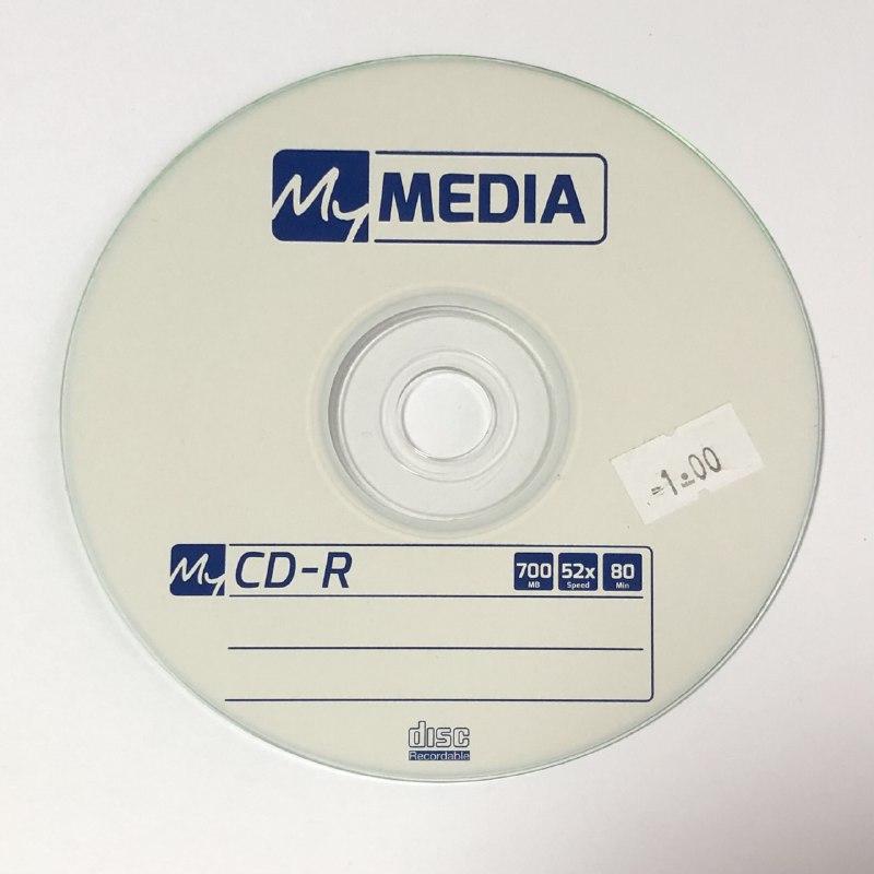 Диск CD-R 700 Mb MyMedia 52x - фото 1 - id-p197837998