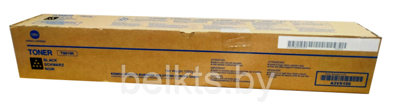 Картридж для Konica Minolta ACCURIOPRESS C 1060/1070 TN-619K/A3VX150 Black (ОРИГ)
