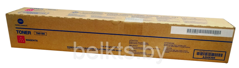 Картридж для Konica Minolta ACCURIOPRESS C 1060/1070 TN-619M/A3VX350 Magenta (ОРИГ)