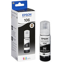 Чернила Epson 106 Black (C13T00R140), Черный