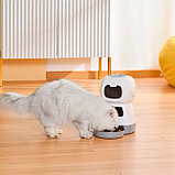 Умная автоматическая кормушка для котов и собак Elf Automatic Pet feeder с Wi-Fi и управлением через телефон, фото 5