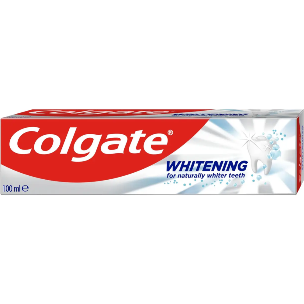 Зубная паста «Colgate» Whitening,Отбеливающая (100мл) (Шаранговича 25) - фото 1 - id-p197847525