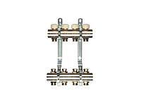 Коллекторная группа без расходомеров в сборе 1"х4 вых. евроконус 3/4" GENERAL FITTINGS 650093N100504A