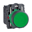 Кнопка 22 мм зеленая с возвратом - фото 1 - id-p197853170