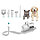Пылесос для животных Neabot P1 Pro для вычесывания и стрижки шерсти собак и кошек (Набор для ухода за, фото 5