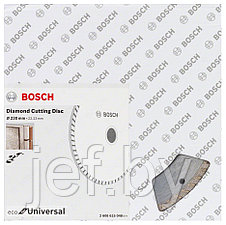 Алмазный круг 230х22 мм универс. TURBO ECO UNIVERSAL сухая резка BOSCH 2608615048, фото 2