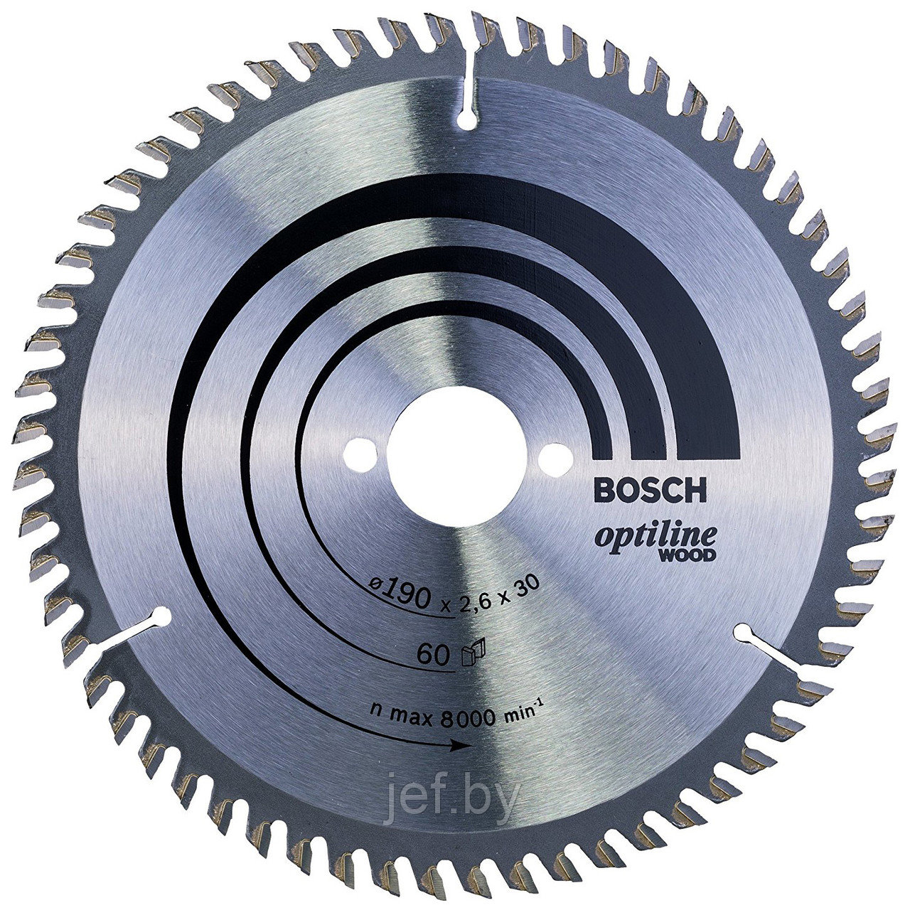 Диск пильный 190х30 мм 60 зубьев BOSCH 2608641188