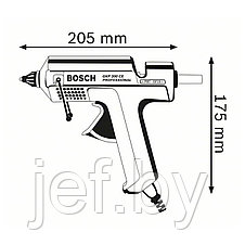 Пистолет клеевой GKP 200 CE BOSCH 0601950703, фото 3