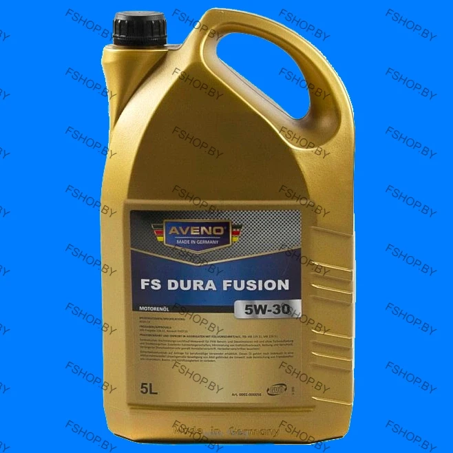 AVENO DURA FUSION 5W30 FS - 5 литров — Синтетическое моторное масло — Бензиновое-Дизельное